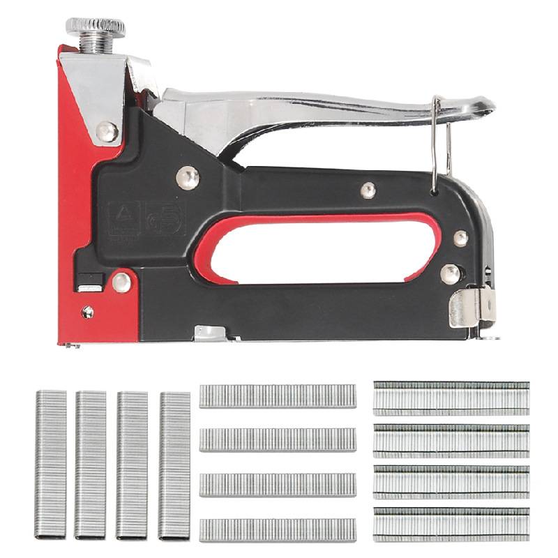 3 In 1 Stapler Furniture Manual Stapler For Wood Soft With 600 Staples For Stapler Nail Gun