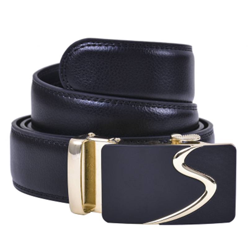 Men's Cow Leather Belt 3.5cm/1.38inch Wide
