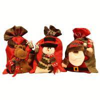 Christmas Santa Candy Gift Bag Set Of 3