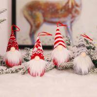 Christmas Faceless Doll Decoration Pendant Set Of 4