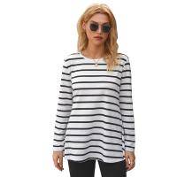 Women's Fashion Crewneck Camo Print Long Sleeve Sweatshirts