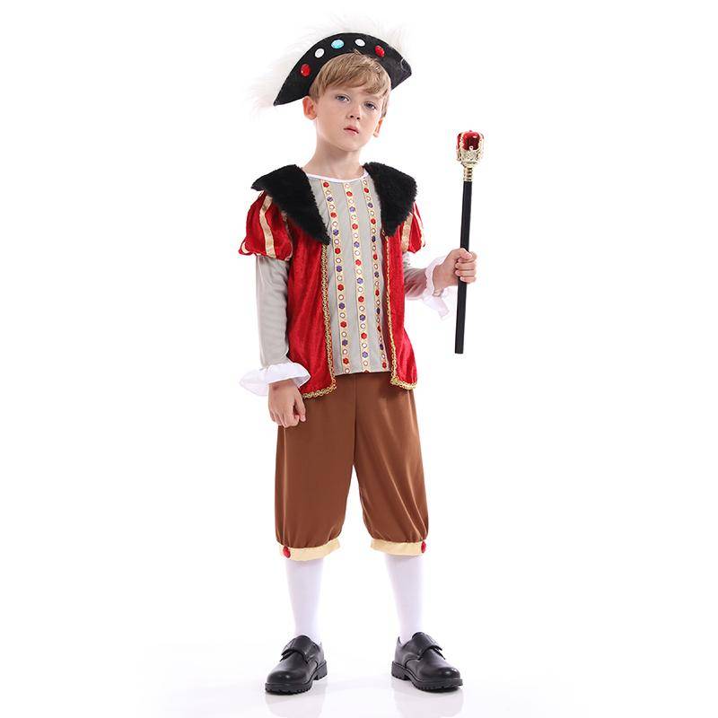 Boy's  Costume Prince King Pirate Costume